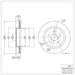 Disc Brake Rotor Dynamic Friction 604-13028