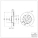 Disc Brake Rotor Dynamic Friction 604-13034