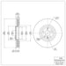 Disc Brake Rotor Dynamic Friction 604-20033