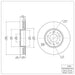 Disc Brake Rotor Dynamic Friction 604-27028