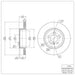 Disc Brake Rotor Dynamic Friction 604-31104