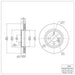 Disc Brake Rotor Dynamic Friction 604-32004