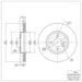 Disc Brake Rotor Dynamic Friction 604-32006
