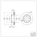 Disc Brake Rotor Dynamic Friction 604-40110