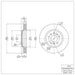Disc Brake Rotor Dynamic Friction 604-45012