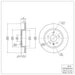 Disc Brake Rotor Dynamic Friction 604-45018