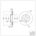 Disc Brake Rotor Dynamic Friction 604-46035