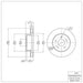 Disc Brake Rotor Dynamic Friction 604-47011