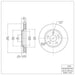 Disc Brake Rotor Dynamic Friction 604-47032