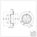 Disc Brake Rotor Dynamic Friction 604-48058