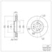 Disc Brake Rotor Dynamic Friction 604-52027