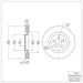 Disc Brake Rotor Dynamic Friction 604-54060