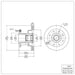 Disc Brake Rotor Dynamic Friction 604-54207