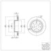 Disc Brake Rotor Dynamic Friction 604-54218