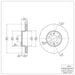 Disc Brake Rotor Dynamic Friction 604-56016