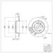Disc Brake Rotor Dynamic Friction 604-58019