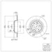 Disc Brake Rotor Dynamic Friction 604-58023