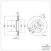 Disc Brake Rotor Dynamic Friction 604-58026