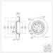 Disc Brake Rotor Dynamic Friction 604-59033