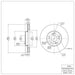 Disc Brake Rotor Dynamic Friction 604-59045