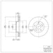 Disc Brake Rotor Dynamic Friction 604-67048