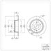 Disc Brake Rotor Dynamic Friction 604-67050