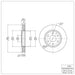 Disc Brake Rotor Dynamic Friction 604-67095