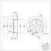 Disc Brake Rotor Dynamic Friction 604-72038