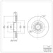 Disc Brake Rotor Dynamic Friction 604-73023