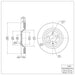 Disc Brake Rotor Dynamic Friction 604-73039