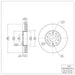 Disc Brake Rotor Dynamic Friction 604-73041