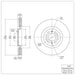 Disc Brake Rotor Dynamic Friction 604-74021