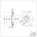 Disc Brake Rotor Dynamic Friction 604-75028D
