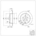 Disc Brake Rotor Dynamic Friction 604-76069