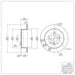 Disc Brake Rotor Dynamic Friction 604-76076