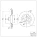 Disc Brake Rotor Dynamic Friction 604-76080