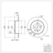 Disc Brake Rotor Dynamic Friction 604-76114