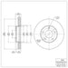 Disc Brake Rotor Dynamic Friction 604-80041