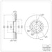 Disc Brake Rotor Dynamic Friction 604-80045