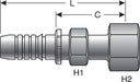 Hydraulic Coupling / Adapter Gates G17230-0808