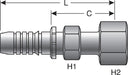 Hydraulic Coupling / Adapter Gates G17230-2424