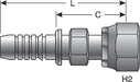 Hydraulic Coupling / Adapter Gates G18230-0606