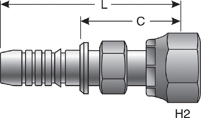 Hydraulic Coupling / Adapter Gates G18230-0606