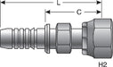 Hydraulic Coupling / Adapter Gates G18230-0808
