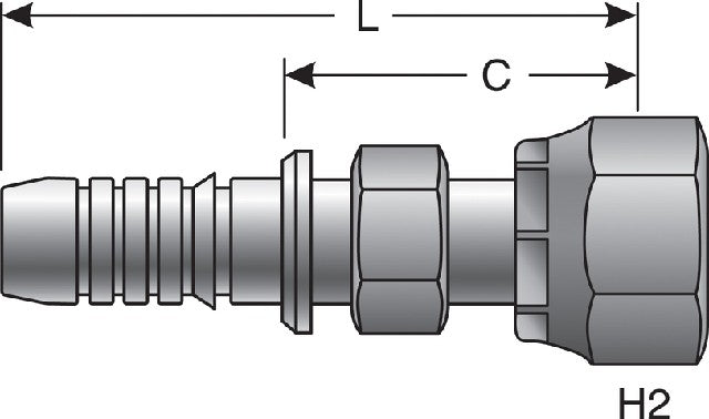 Hydraulic Coupling / Adapter Gates G18230-1010