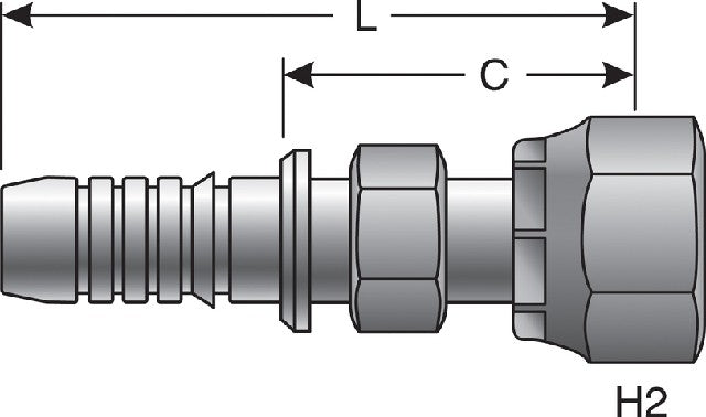 Hydraulic Coupling / Adapter Gates G18230-1212