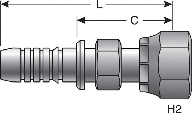 Hydraulic Coupling / Adapter Gates G18230-2424