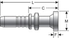 Hydraulic Coupling / Adapter Gates G18350-1212