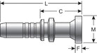 Hydraulic Coupling / Adapter Gates G18350-1616