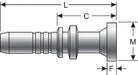 Hydraulic Coupling / Adapter Gates G18350-2424